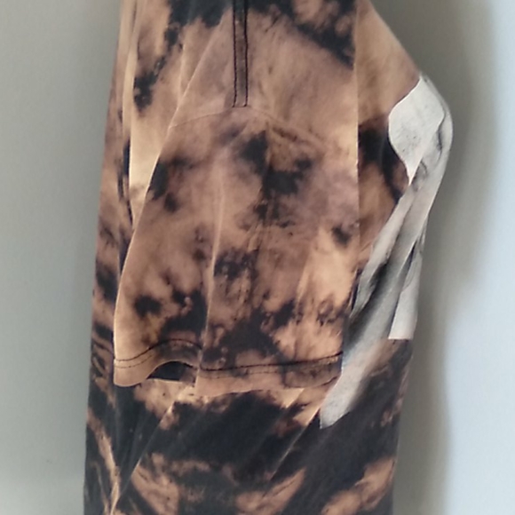 Vtg 90s customized  bleach oversize pin up tee XL - Picture 5 of 7